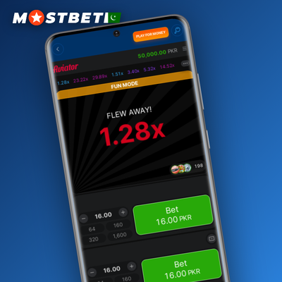 Aviator game by Mostbet round history tile displaying past multiplier chips and streaks