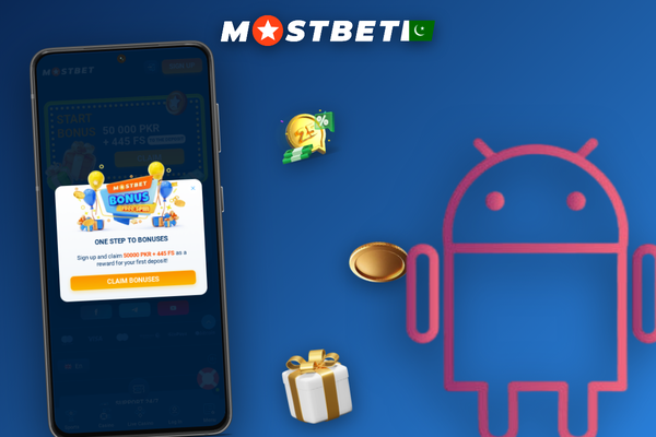 Mostbet bonuses page showing welcome free spin reload and referral code offers in Pakistan
