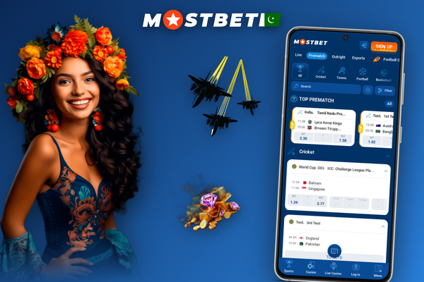Mostbet casino app showing live blackjack table with chips on mobile screen