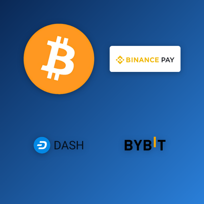 Mostbet deposit method tile showing Bitcoin, Ethereum and USDT crypto coin icons