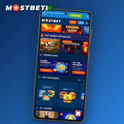 Mostbet casino fast slot session with autoplay and stopwatch icon on warm gradient background
