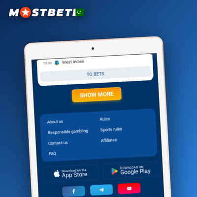Mostbet mobile app live cricket stream with open bet slip on Pakistan matches